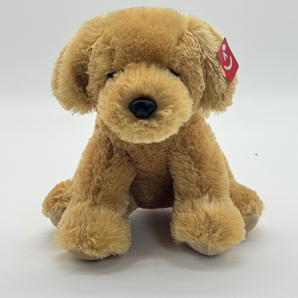 Aurora World Golden Lab Plush Dog Stuffed Animal Tan Puppy 502272 8 inch